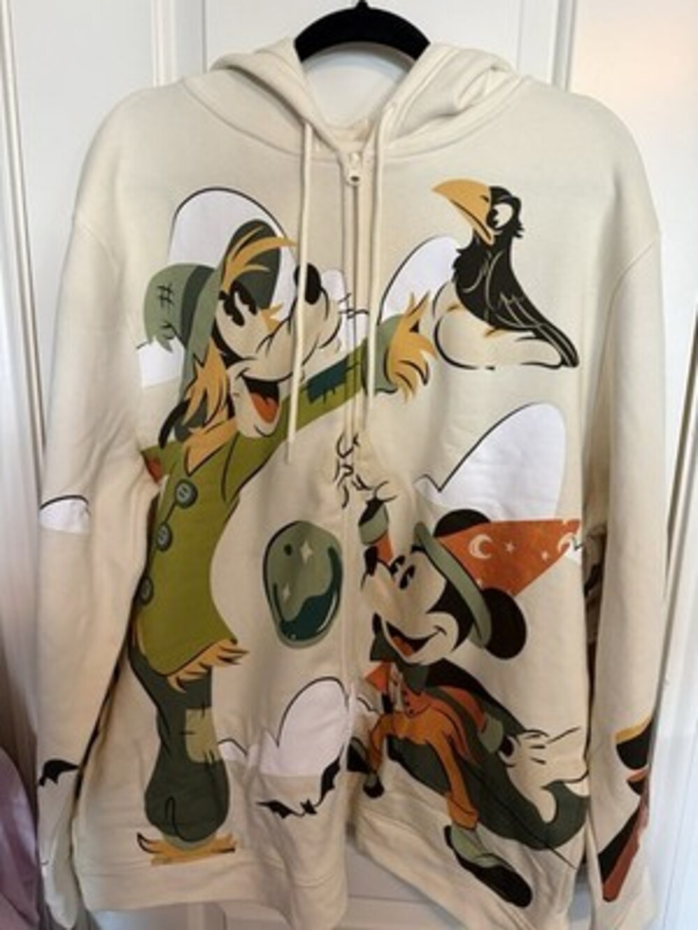Disney Parks 2025 Halloween Zip Hoodie WDW Mickey & Friends Adult XXL NWT